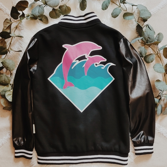 Pink Dolphin Other - Pink Dolphin Varsity Jacket